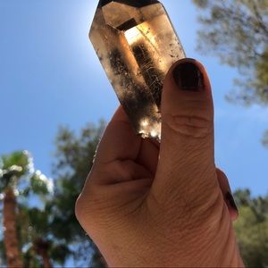 Smoky Quartz Natural Point from Brazil Tucson Show